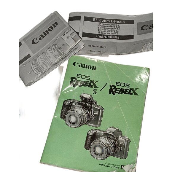 Canon EOS Rebel XS 35mm Film Camera/Bag/MANY Access - Picture 2 of 8